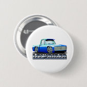 Cartoon-Tiefleiter Button (Vorne & Hinten)
