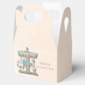 Cartoon Tiere Karousel Geburtstagsparty Geschenkschachtel (Geöffnet)