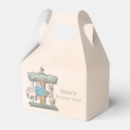 Cartoon Tiere Karousel Geburtstagsparty Geschenkschachtel