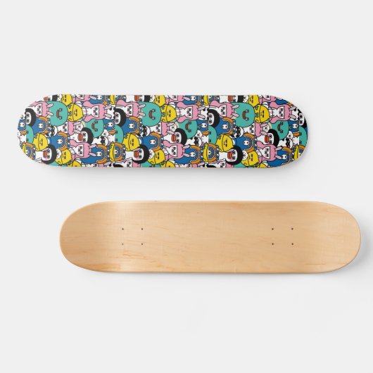Cartoon Tiere Skateboard Deck (Horizontal)
