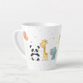 Cartoon Tierparade in Pastel - Fun Tasse Design (Linke Ecke)