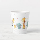 Cartoon Tierparade in Pastel - Fun Tasse Design (Vorderseite)