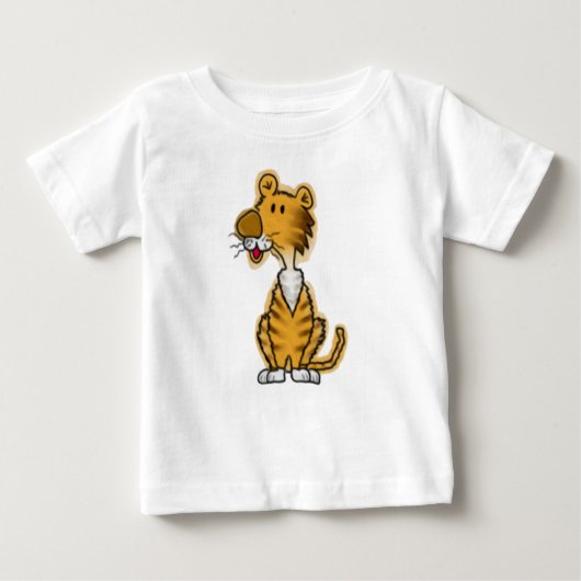 Cartoon Tiger Baby T-shirt (Vorderseite)