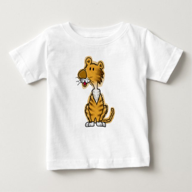 Cartoon Tiger Baby T-shirt (Vorderseite)