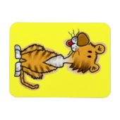 Cartoon Tiger Magnet (Horizontal)