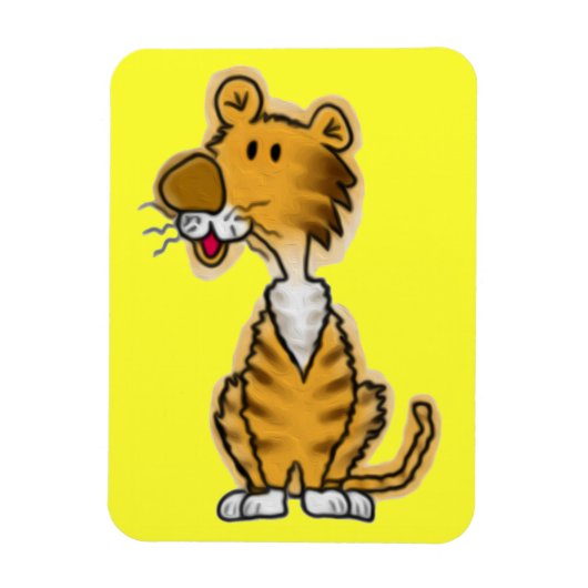 Cartoon Tiger Magnet (Vertikal)