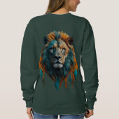 Cartoon Tiger Mascot Sweatshirt (Rückseite)