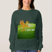 Cartoon Tiger Mascot Sweatshirt (Vorderseite)