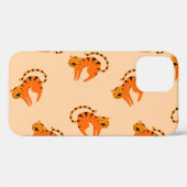Cartoon Tigers: Vintage Kinderwerbung Case-Mate iPhone Hülle (Rückseite (Horizontal))