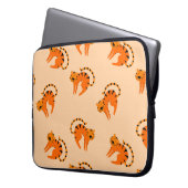 Cartoon Tigers: Vintage Kinderwerbung Laptopschutzhülle (Vorderseite Links)