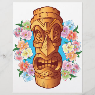 Cartoon Tiki Statue