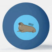 Cartoon Tischtennisball (Rückseite)