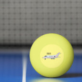 Cartoon Tischtennisball (Netto)