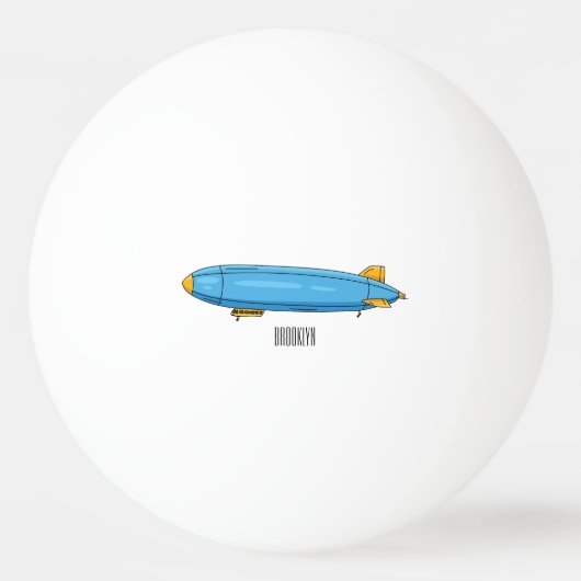 Cartoon Tischtennisball (Vorderseite)