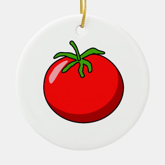 Cartoon Tomato Ornament (Vorne)