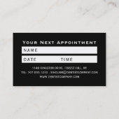 Cartoon Tooth Logo, Zahnarztberuf Visitenkarte (Rückseite)