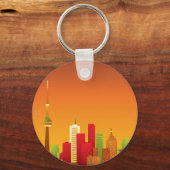 Cartoon Toronto Schlüsselanhänger (Vorderseite)