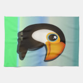 Cartoon Toucan Handtuch (Horizontal)