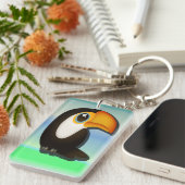 Cartoon Toucan Schlüsselanhänger (Vorderseite rechts)