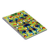 Cartoon Toucans Notizblock (Rechte Seite)