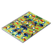 Cartoon Toucans Notizblock (Linke Seite)