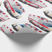 Cartoon Toy Ambulances Geschenkpapier (Ecke)