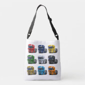 Cartoon Tragetaschen Mit Langen Trägern (Rückseite)