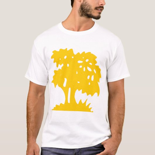 Cartoon Tree - Amber T-Shirt (Vorderseite)