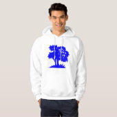 Cartoon Tree - Blue Hoodie (Vorne ganz)