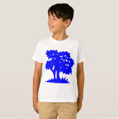 Cartoon Tree - Blue T-Shirt (Vorne ganz)