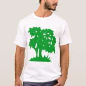 Cartoon Tree - Grasgrün T-Shirt (Vorderseite)