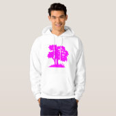 Cartoon Tree - magenta Hoodie (Vorne ganz)