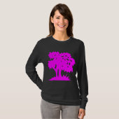 Cartoon Tree - magenta T-Shirt (Vorne ganz)