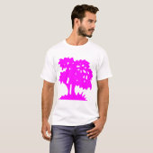 Cartoon Tree - magenta T-Shirt (Vorne ganz)