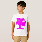 Cartoon Tree - magenta T-Shirt (Vorne ganz)