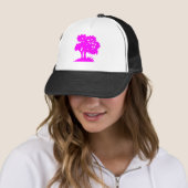 Cartoon Tree - magenta Truckerkappe (Beispiel)