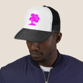 Cartoon Tree - magenta Truckerkappe (Beispiel)