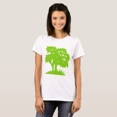 Cartoon Tree - Martian Green T-Shirt (Vorne ganz)