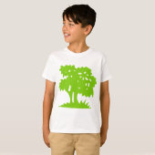 Cartoon Tree - Martian Green T-Shirt (Vorne ganz)