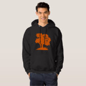 Cartoon Tree - Orange Hoodie (Vorne ganz)