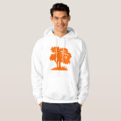 Cartoon Tree - Orange Hoodie (Vorne ganz)