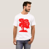 Cartoon Tree - Red T-Shirt (Vorne ganz)