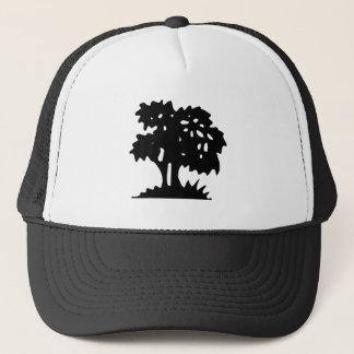 Cartoon Tree - Schwarz Truckerkappe