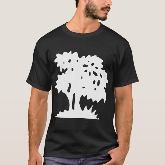 Cartoon Tree - White T-Shirt (Vorderseite)
