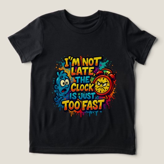 Cartoon Tri-Blend Shirt (Design Vorderseite)