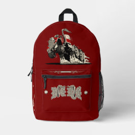 Cartoon truxk bedruckter rucksack