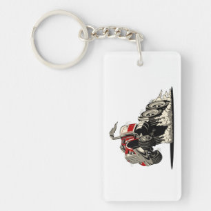 Cartoon truxk schlüsselanhänger