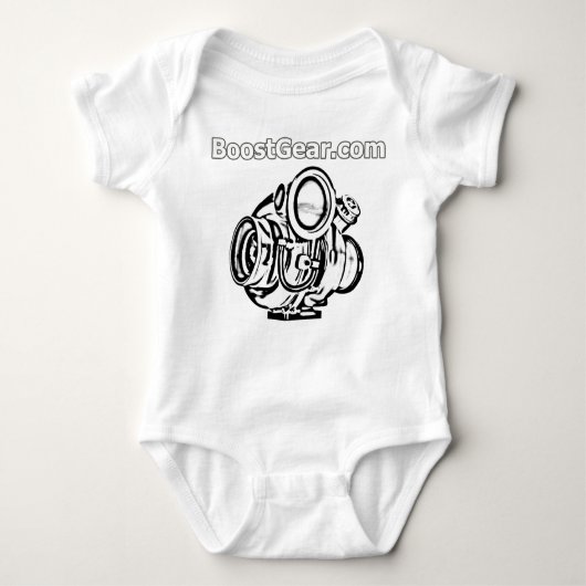 Cartoon Turbo durch BoostGear.com Baby Strampler (Vorderseite)