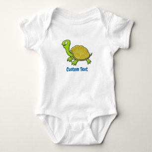 Cartoon Turtle Baby Strampler