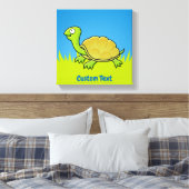 Cartoon Turtle Canvas Print Leinwanddruck (Insitu (Schlafzimmer))